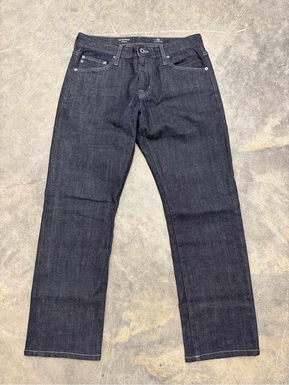 Adriano Goldschmied Jeans Mens 30x34 Blue Graduate Tailored Leg AG Pants